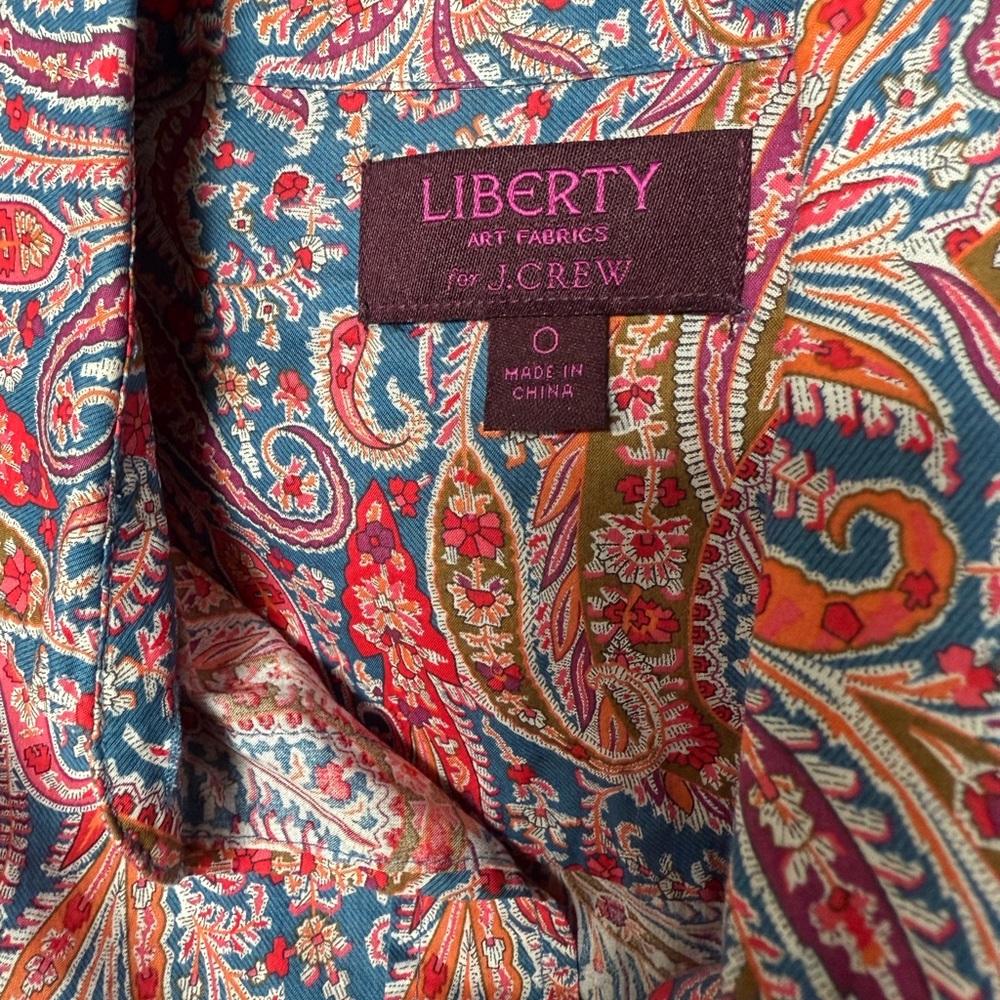 J. Crew Liberty of London | Felix Isabella Paisley Button Down Shirt - Picture 6 of 12
